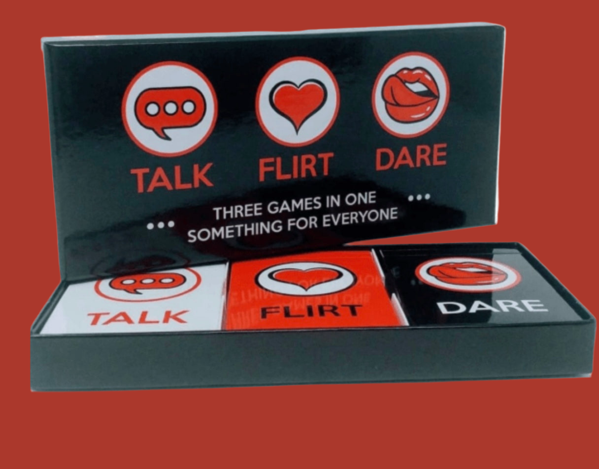Talk, Flirt, Dare Cards