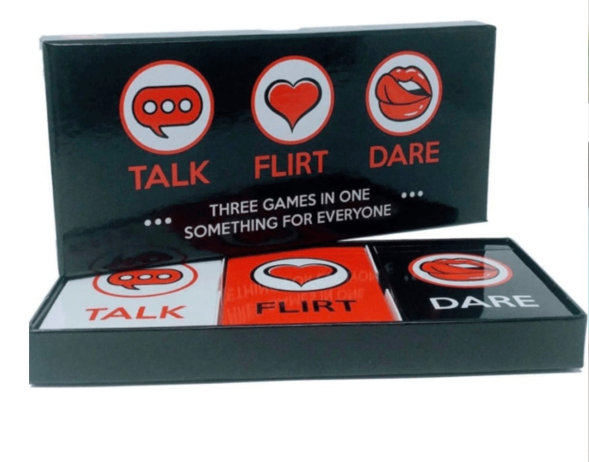 Talk, Flirt, Dare Cards