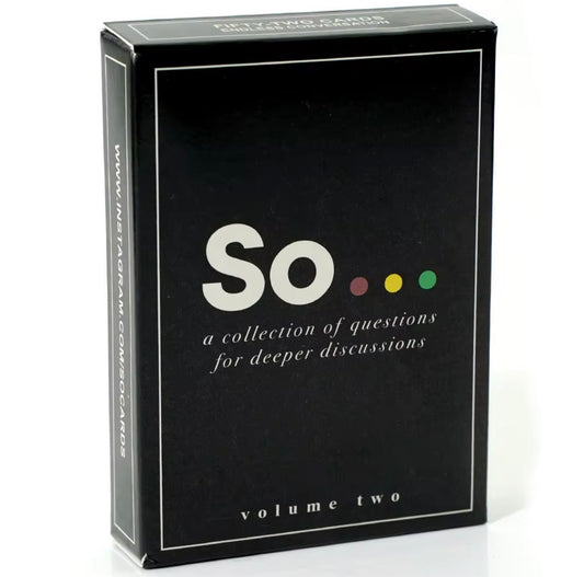 So …..